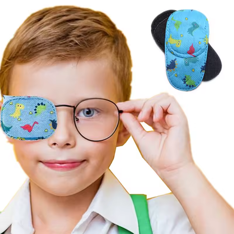 6 יח'\סט amblyopia מסכת חסימה ילד רפואי תיקון עיניים עצלן רפואי תיקון אסטיגמציה אימון amblyopia eepatch