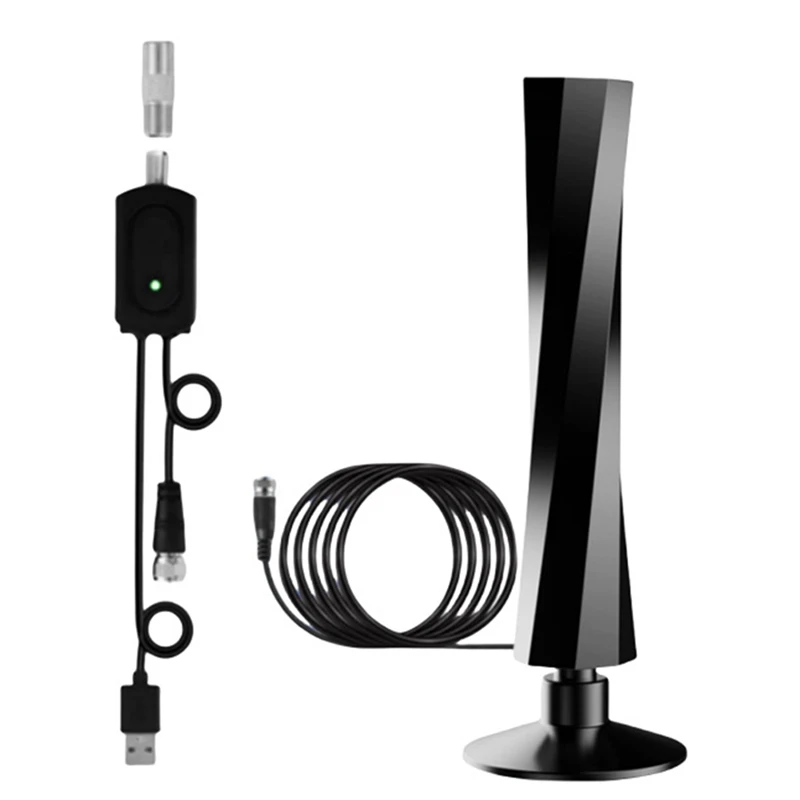 Antena de TV para Smart TV antigua, amplificador de señal Digital de largo alcance, Cable de 10 pies, 4K, 1080P, más de 120 millas