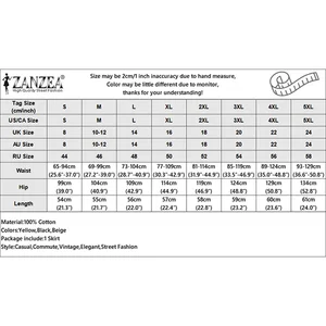 Zanzea 2024 Phụ nữ mùa hè Váy cotton ngày lễ MIDI Sơn tràng 8 Bán hàng chính Gode Váy với túi - №6