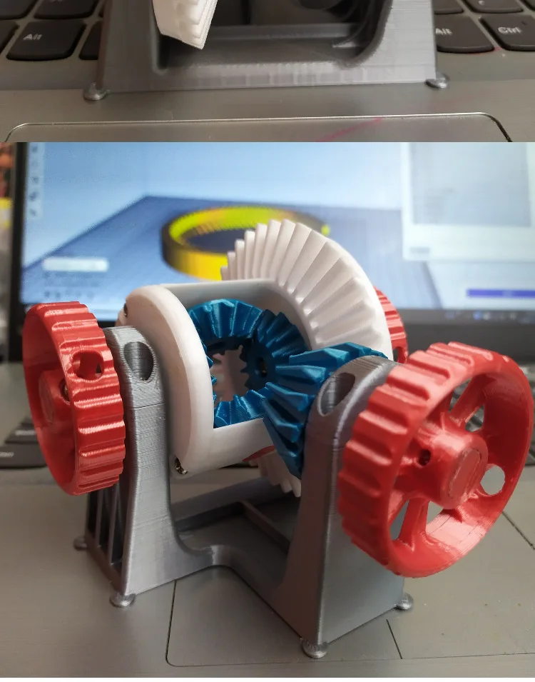 

3D-печать автомобиля механический дифференциальный принцип сборки обучающая демонстрационная модель игрушечный орнамент