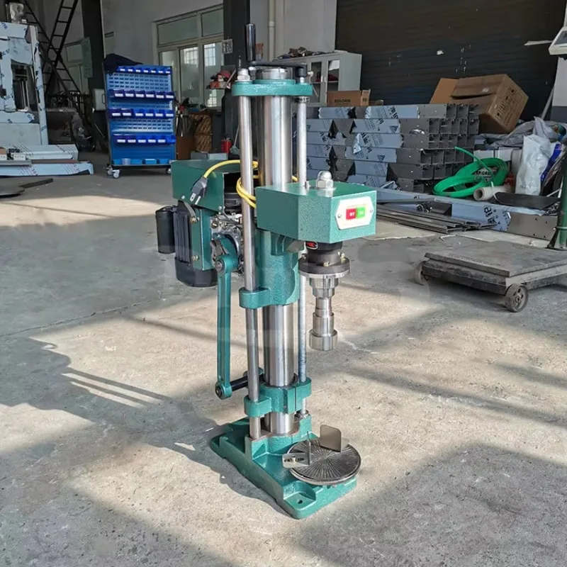 Semi-automatic crown capping machine for beer soda glass bottles