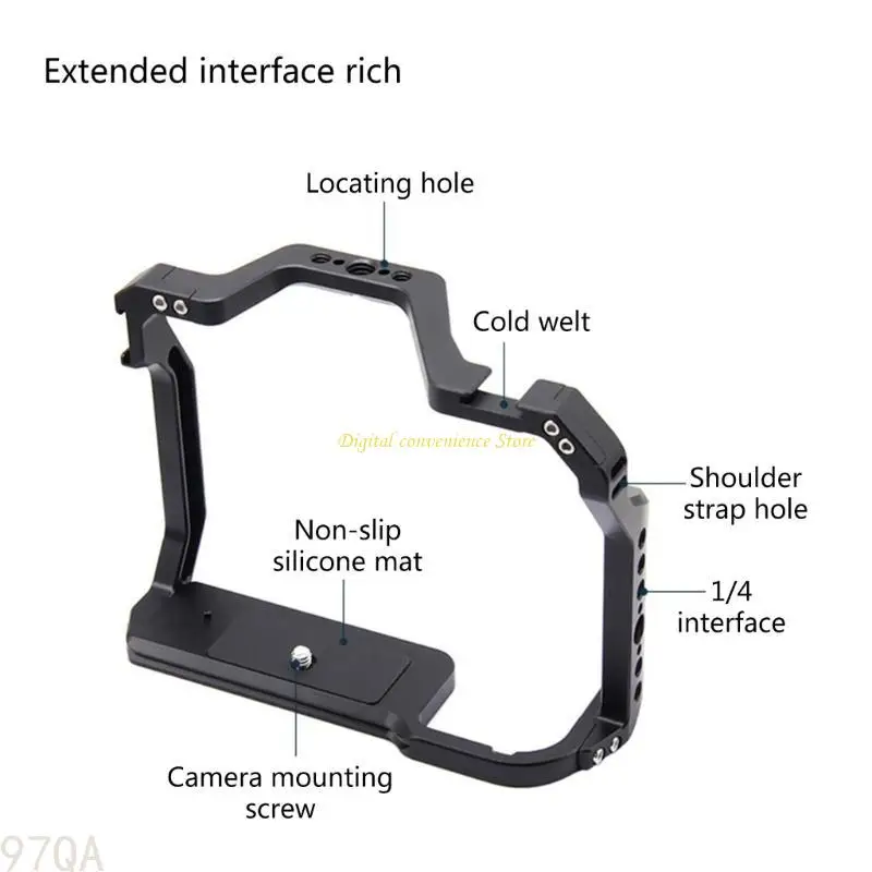 

97QA Metal Expansion Frame Case for 5D Mark II III Cage Protective Housing