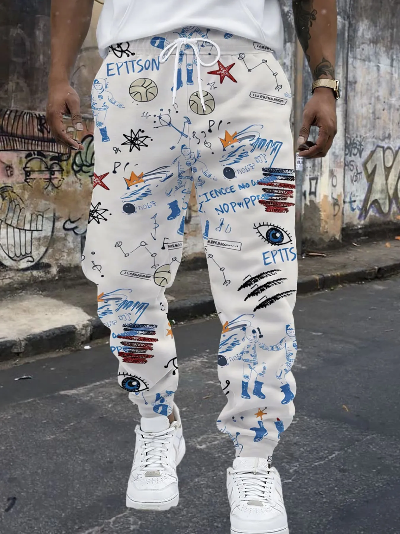 2026 Autumn Best-selling Street Fashion - Simple Comfortable Soft 3D Pattern Printed Men's Casual Pants