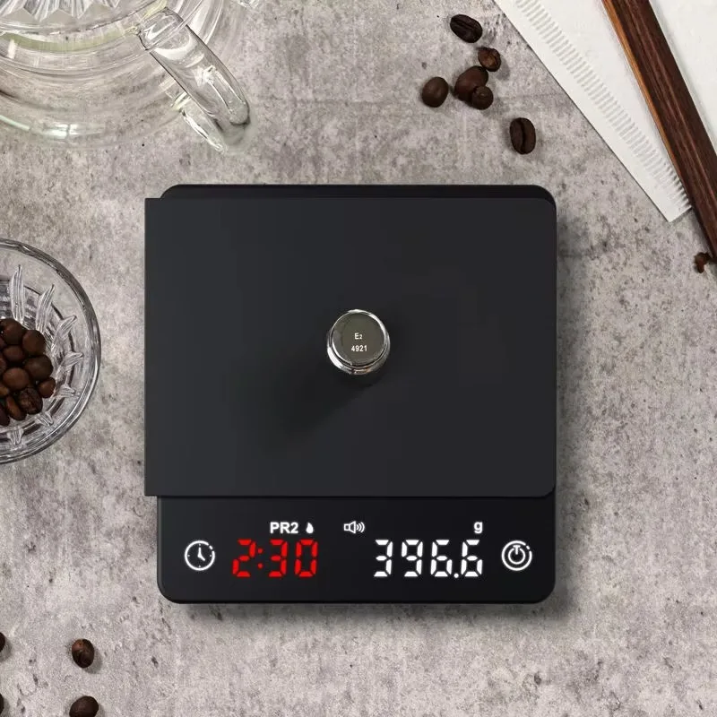 Hot Sale Mini Portable High-precision Electronic Kitchen Scale with LED Display and Charging Function for Coffee Machine KC200