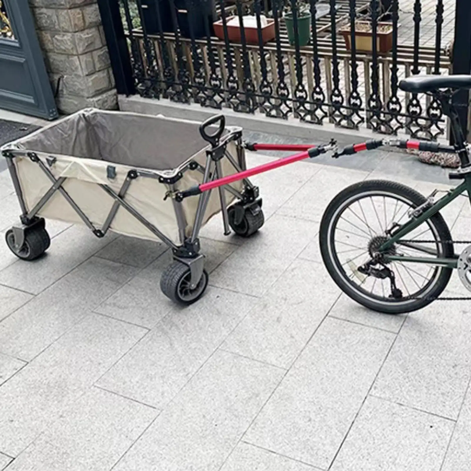 

Bicycle Camper Trailer Rod Universal for Cargo Trailer Camping Cart