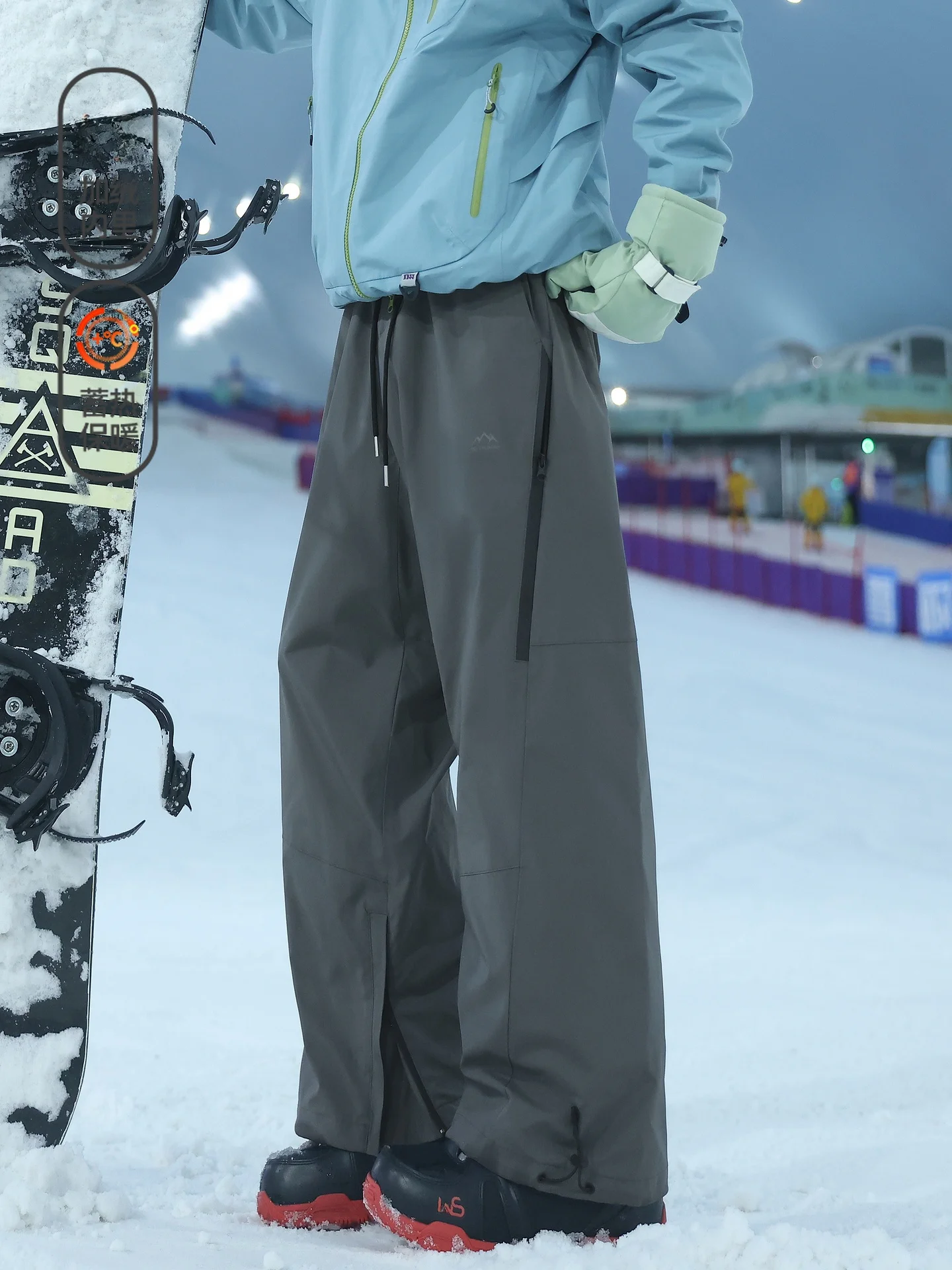 

Теплые мужские зимние брюки для активного отдыха на лыжах с меховой подкладкой, влагоотталкивающие, функциональные, прямого кроя, со средней посадкой, повседневные