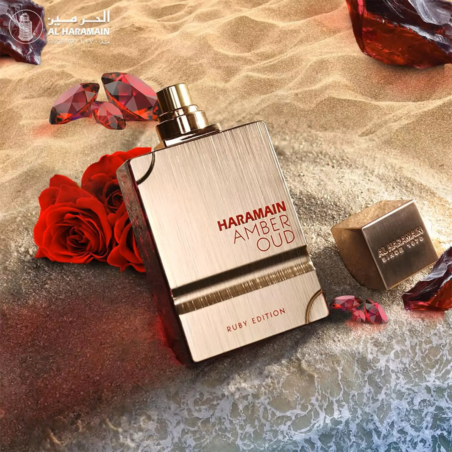 

Perfume Al H. Eau de Parfum Long Lasting Rose & Oud 100ml Unisex Fragrance Spray