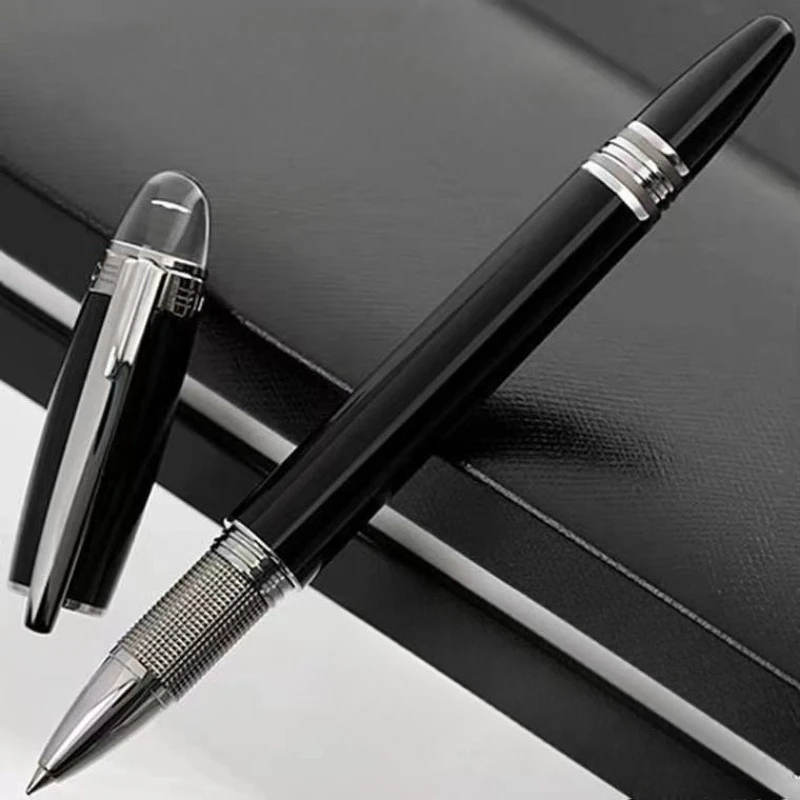 2026 Luxury PensM B Interstellar Series Stainless Steel metal bead Gen pen High quality Mon stationery MBS Fountain Pen Blue 0.7
