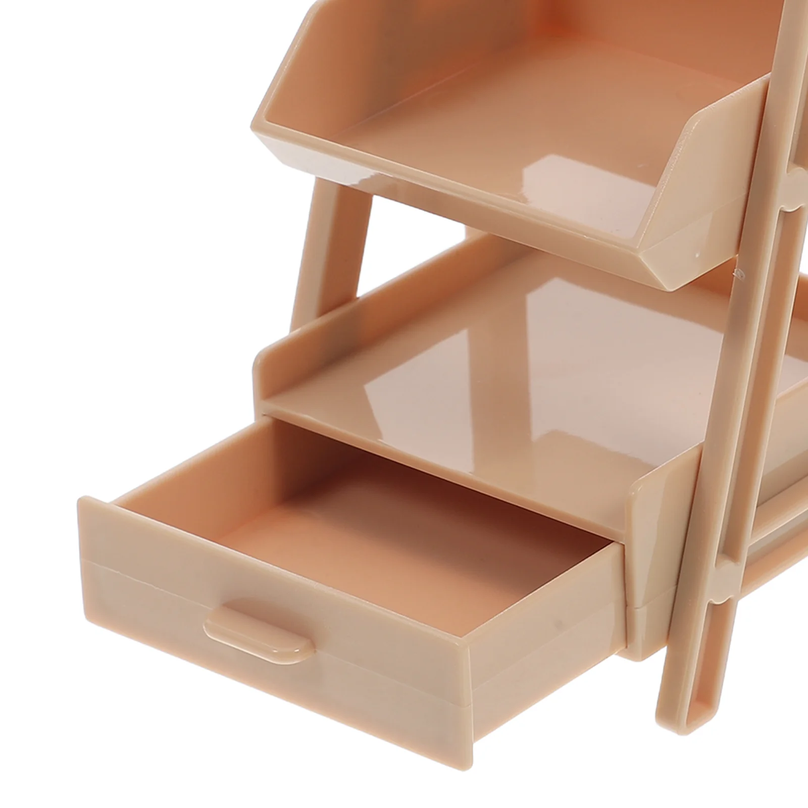 Plush Toys Miniature Rack Cabinet for Kids Dollhouse Accessories Plastic Tiny Plant Child