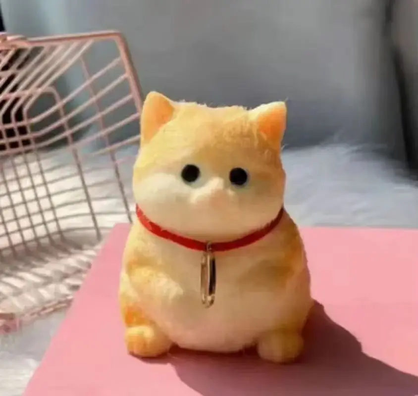 New Product In Stock Obese Cat Small Size Cute And High Appearance Simulation Doll Squeezing And Relaxing Tool Essential image 6