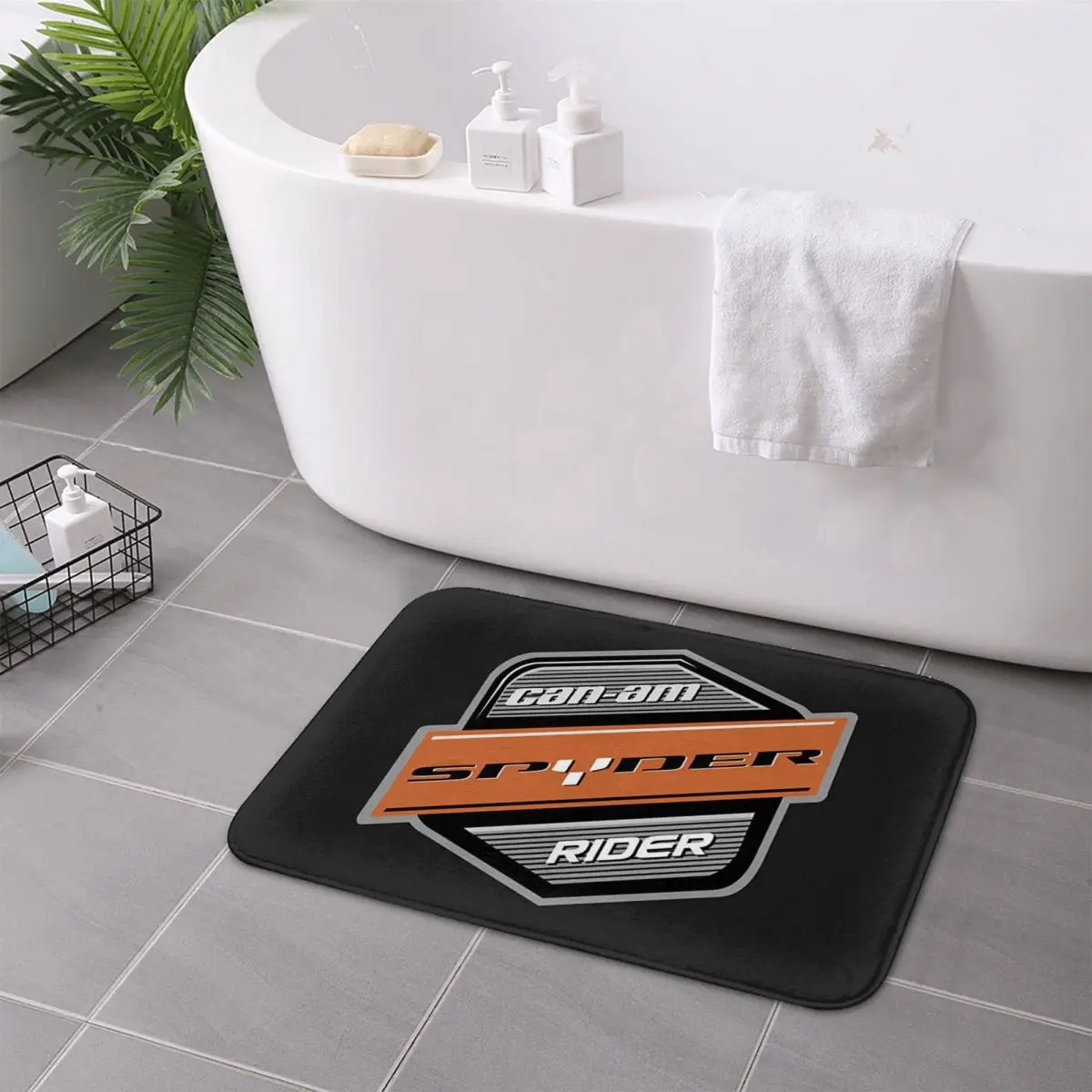 Can Am Spyder Rider Non-slip Doormat Floor Mat Absorbent Mat Carpet Rug for Kitchen Entrance Home Bathroom Footpad Mats