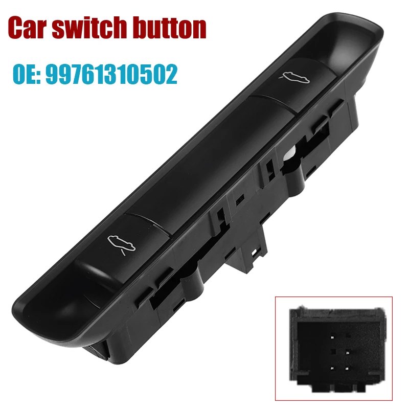 

99761310502 4 Pin Car Trunk Lock Release Switch Boot Bonnet Release Button 99761310502A05 For Porsche 911 987 997 Boxster Cayman