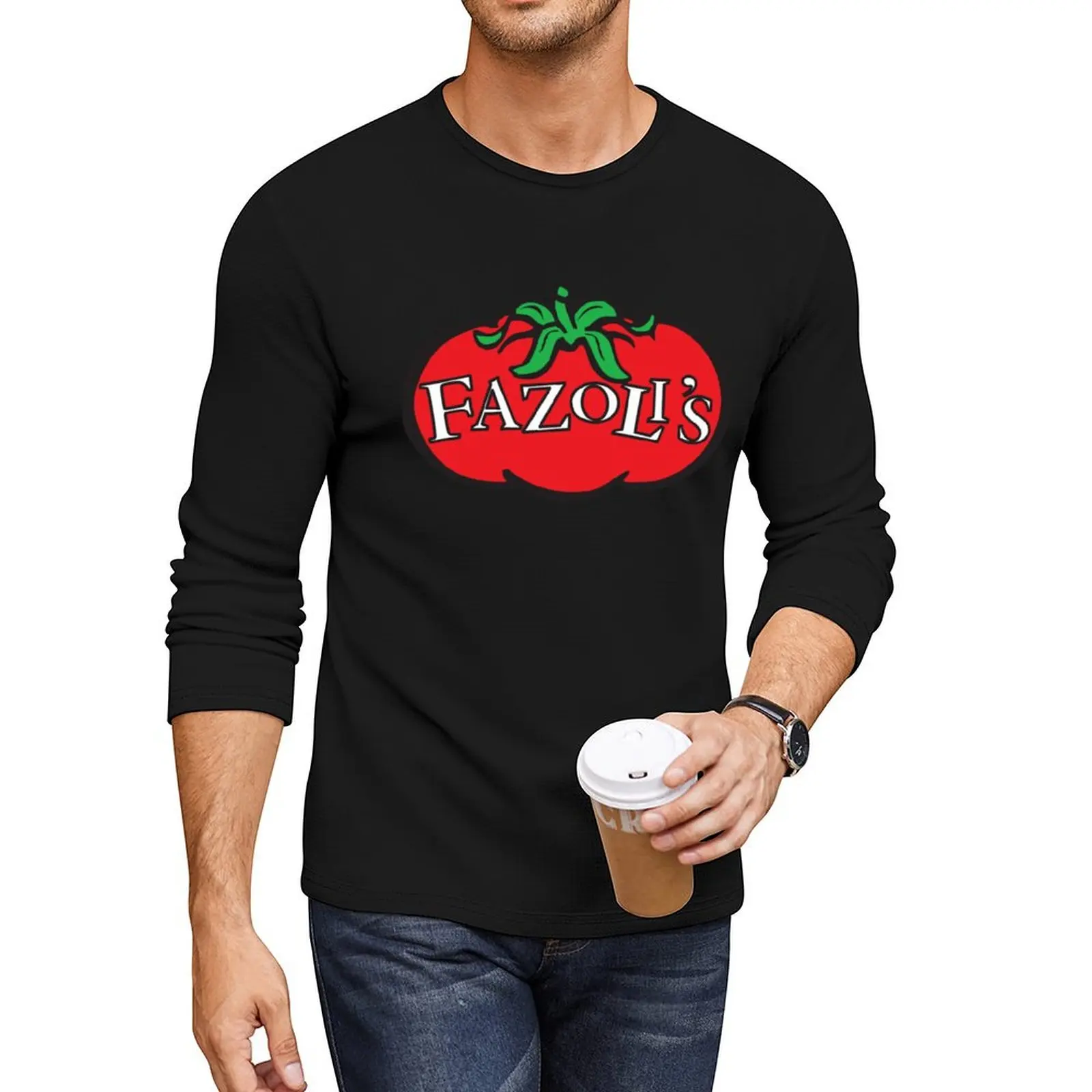 Fazolis Resto Long T-Shirt Oversized t-shirt graphics t shirt sweat shirts, men