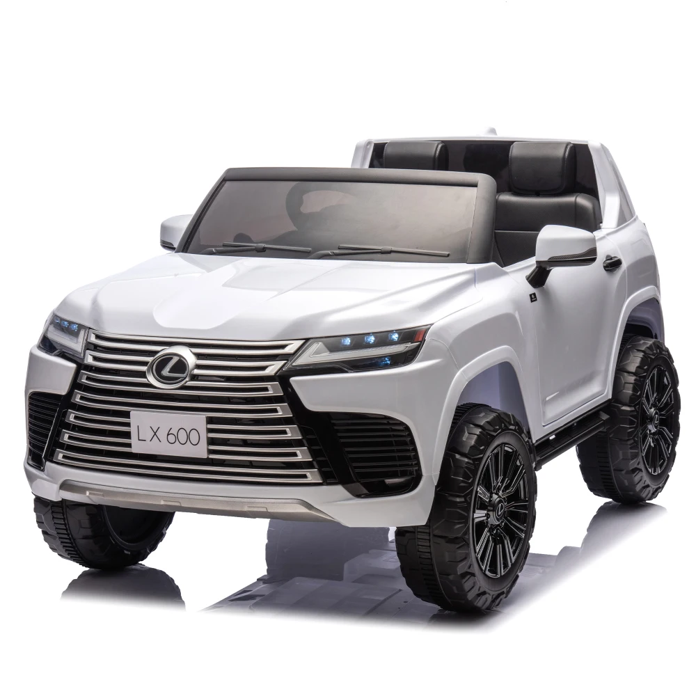 Lizenziertes LEXUS LX600 24V Zweisitzer XXL-Kinderfahrauto mit Elternkontrolle, Sitzbreite 20 Zoll, 2WD, Vierradfederung