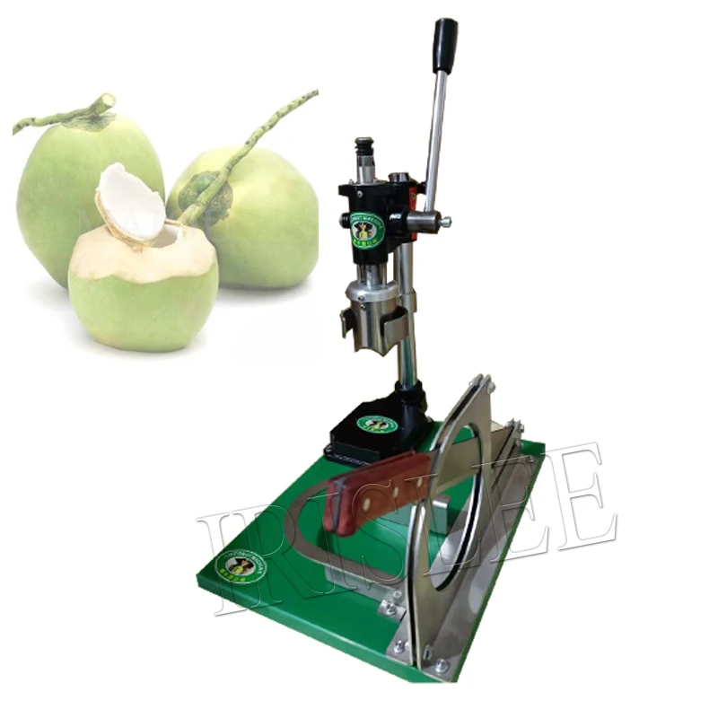 Heavy Duty Coconut Cutter Manual Opening Coconuts Machine Save Effort Coconut Capping Cover Drilling Machine