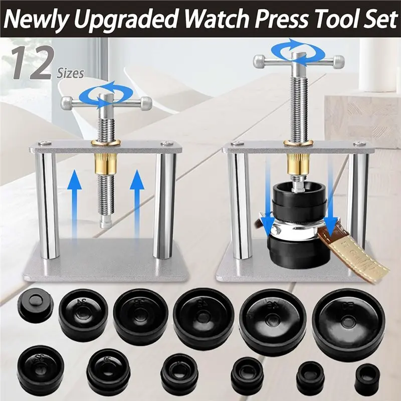 B84B-Battery Replacement And For Watch Maintenance Repair Kit-Comprehensive Tool Set For Watch Repair