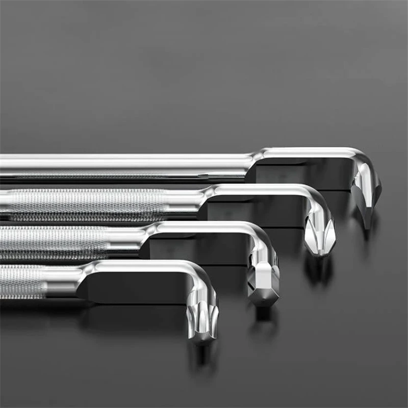 Verlängert Schraubendreher Bit Phillips/Schlitz/Hex/Torx 90-Grad Rechten Winkel Ellenbogen Magnetische Z/L typ Schraubendreher – Detail 8