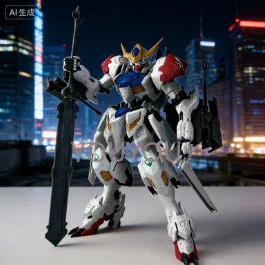 

In Stock Genuine Bandai Gundam Model Kit MG 1/100 Gundam Barbatos Lupus Anime Action Figure Collection Assembly