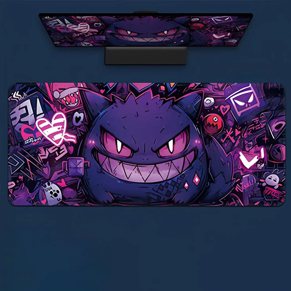 

Pokemon Classic Anime Gengar Hd Printed Anime Mouse Pad Rubber Desk Mat for Keyboard and Pc Gaming Accessories