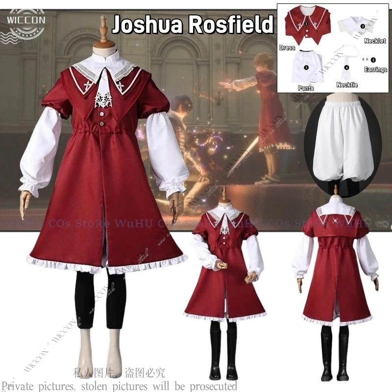 

FF16 Joshua Rosfield Cosplay Anime Final Game Fantasy XVI Costume Disguise Adult Men Cosplay Roleplay Fantasia Outfits Halloween