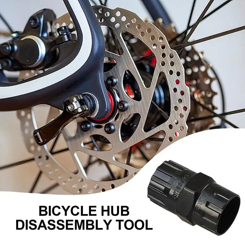 

Freewheel Tool Heavy Duty Steel Bike Freewheel Remover Bike Hub Disassemble Tool Portable Bicycle Freehub Body Remover For Quick