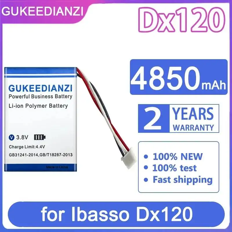 

Battery 4850mAh For Ibasso Dx120 Player High-Efficiency High Performance MP3 MP4 Player