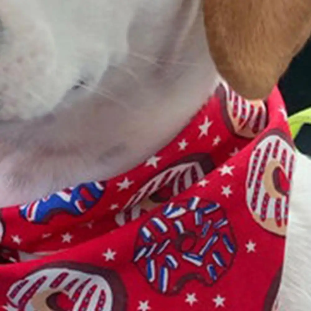 Pañuelo con estampado de moda para perro, bufanda triangular para cachorro, Bandana transpirable, suave y lavable, accesorios para mascotas