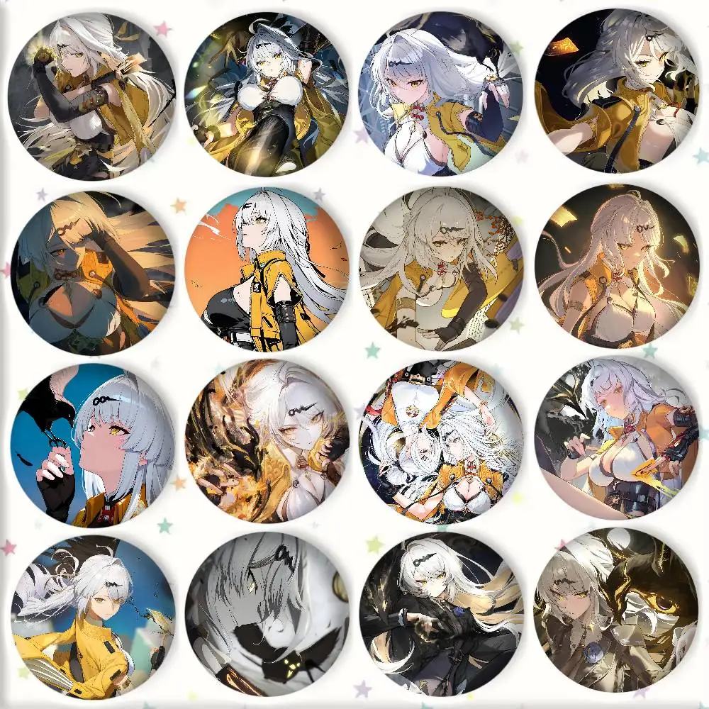 Game Zenless Zone Zero Yixuan Anime Badge Round Art Brooch Clothes Backpack Accessories Lapelnd Laserh