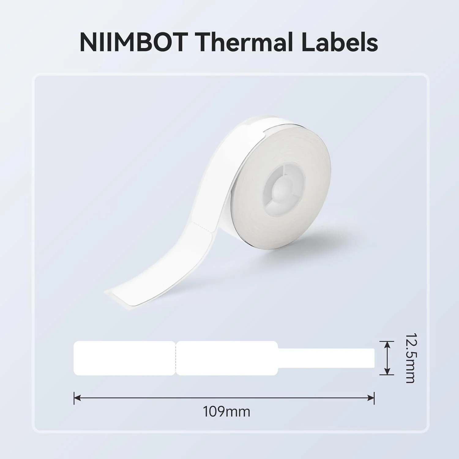 Niimbot D11 D110 D101 Mini Thermal Label Printer Paper Waterproof Anti-Oil Label No Glue Scratch-Resistant Tape Sticker Printing