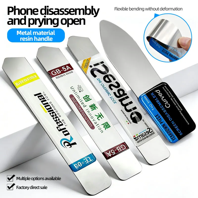 Kit de Ferramentas Metálicas Ultrafinas para Abertura e Desmontagem de Telas Curvas de Celulares