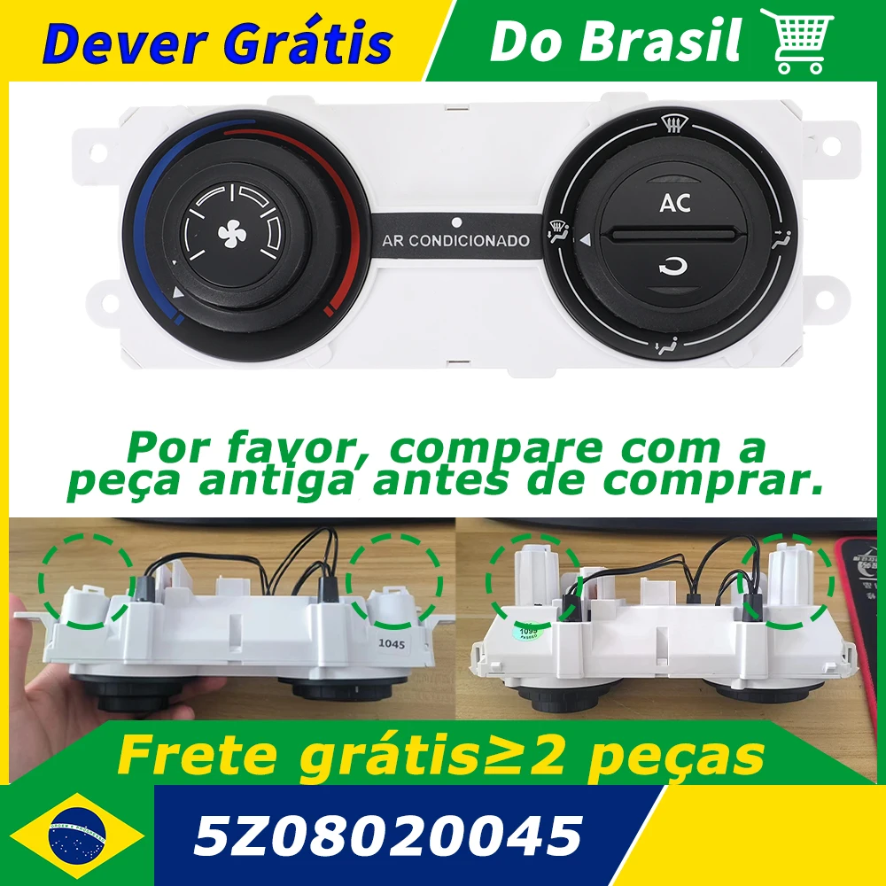 per-volkswagen-vw-fox-crossfox-2004-2010-5z1-5z3-ac-aria-condizionata-riscaldatore-pannello-modulo-di-controllo-del-clima-5z0820045-1nn-5z08020045c