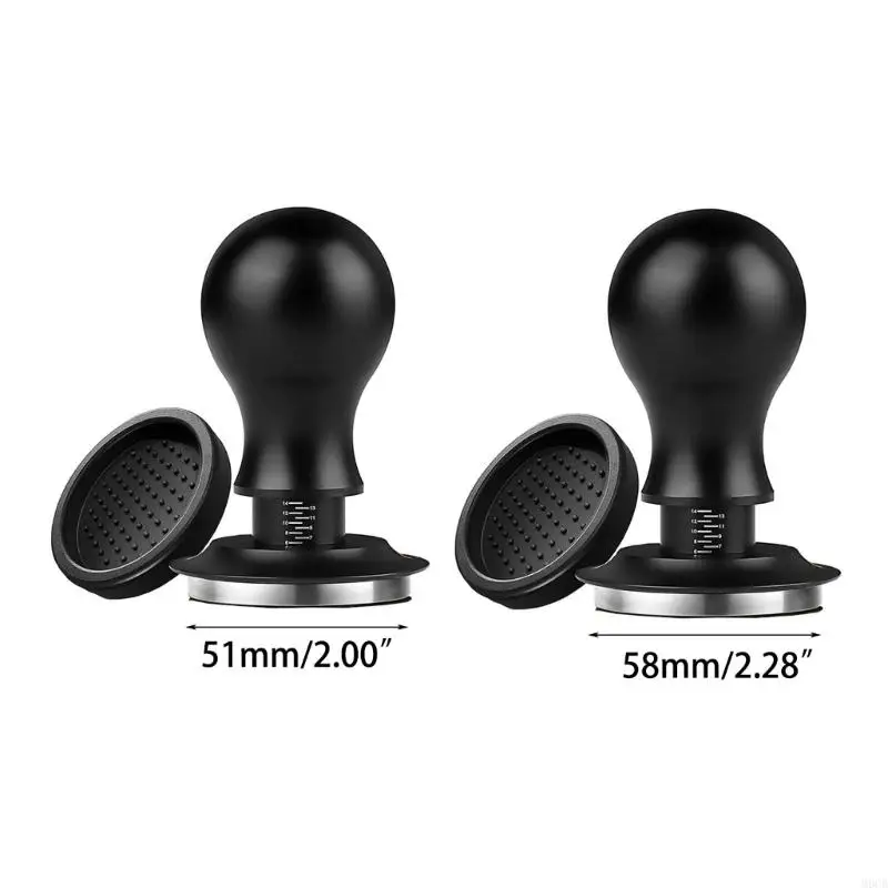 M6CB 51/58mm Werkzeug Kaffee Graduierte Pulver Press Kaffeehammer quantitativer Abflacher