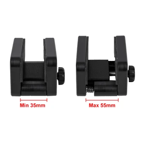Hunting Tripod Stick Head CLAMP, Large Bipod CLAMP, Stand Display, Cradle Support, Gun Rifle Clamp, Rest Saddle, 65mm Main Bipode Sales for Rifle - №3
