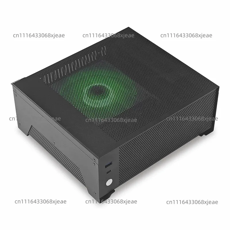 T10 Chassis ITX Mini Computer DIY Desktop Thin Horizontal Core Display Small Chassis 4.8L Small 1U Power Supply