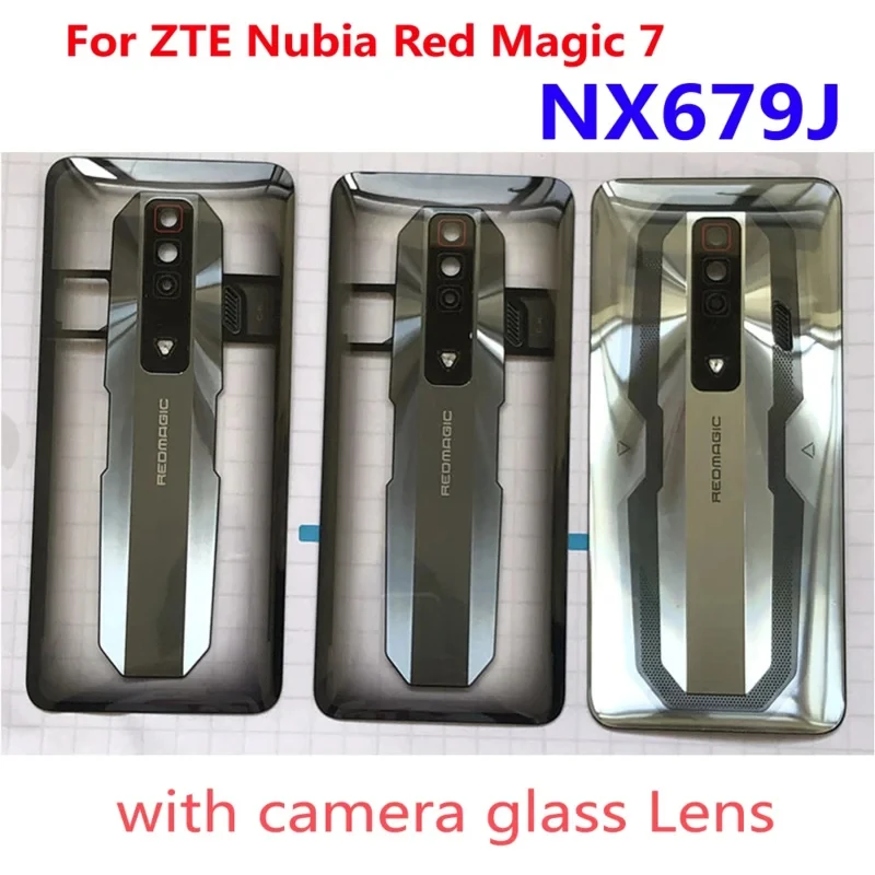 

Best Battery Back Cover Housing For ZTE Nubia Red Magic 7 NX679J Rear Case Phone Shell Replacement Door Lid Glass Lens