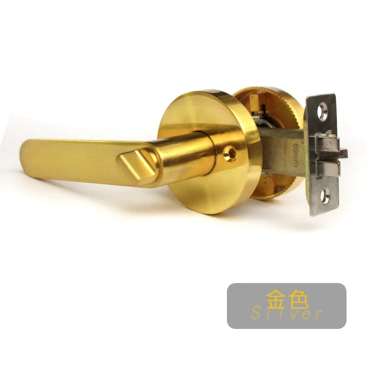 مفتاح برونزي أصفر عتيق، مقبض باب مدخل مع قفل، قفل ومفتاح الباب الخارجي، مقبض باب غرفة النوم القديم، سبائك الزنك #4