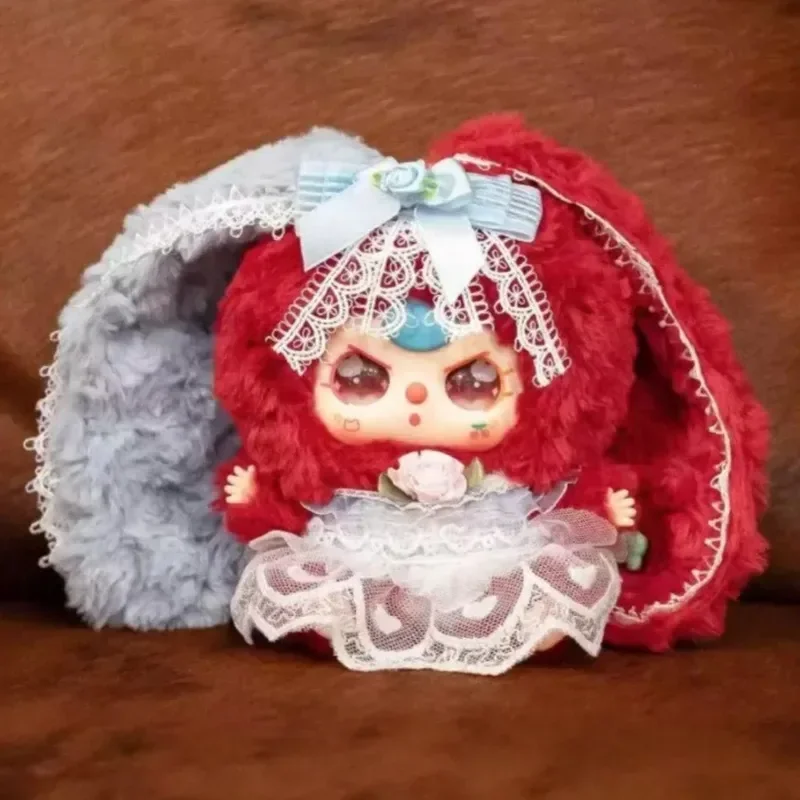 Bebé tres lirios conejo ciudad cuarta generación V4 vinilo felpa caja ciega estatuilla colgante decoración de mesa regalo sorpresa