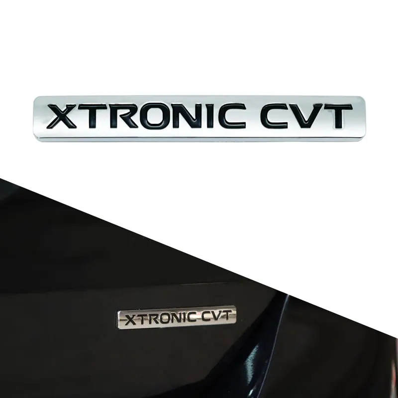 3D ABS XTRONIC CVT Logo Emblem Sticker Car Rear Trunk Body Badge Decal Car Styling Accessories