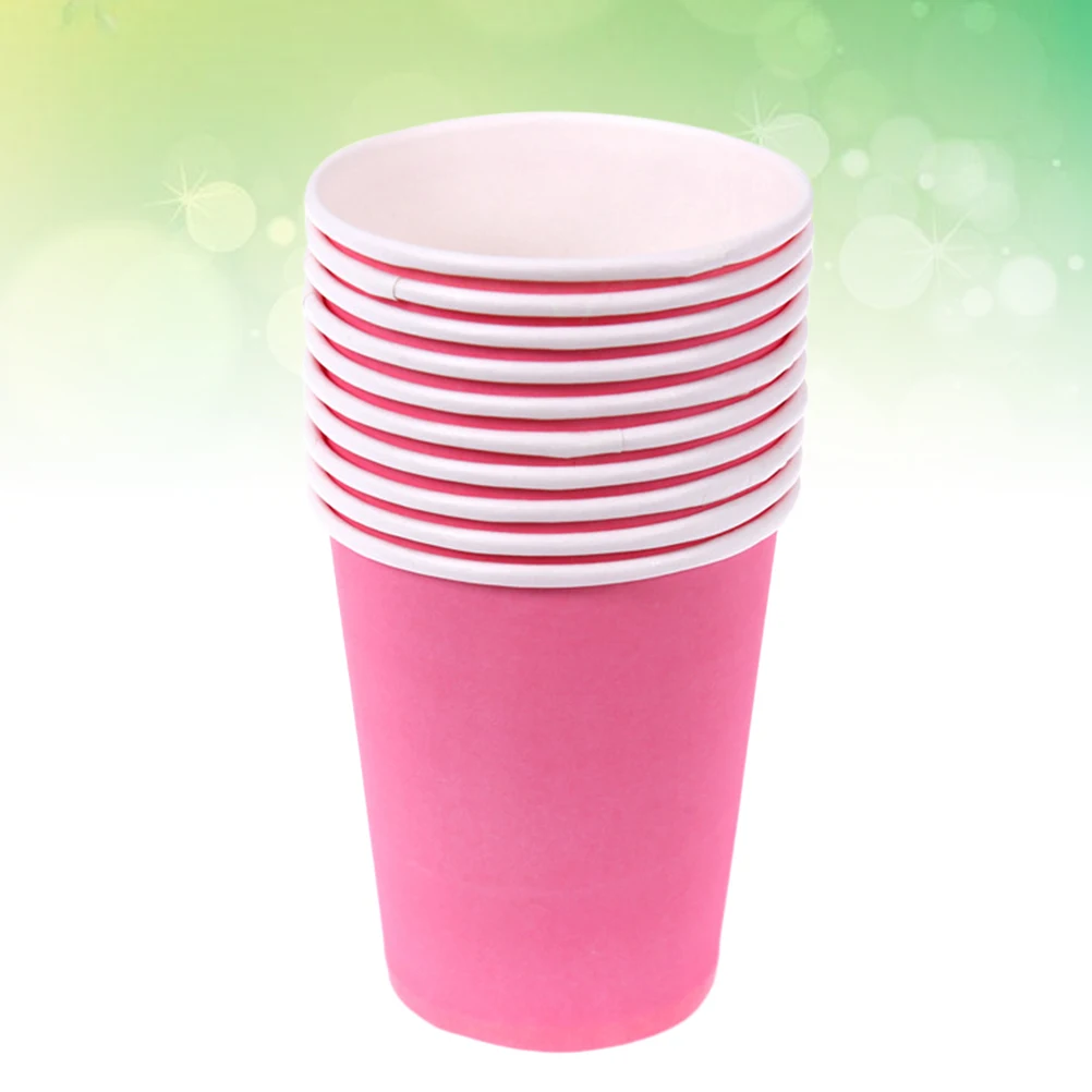 

100 Pcs Colored Paper Cups Colorful Party Craft Manual Children's Materials DIY