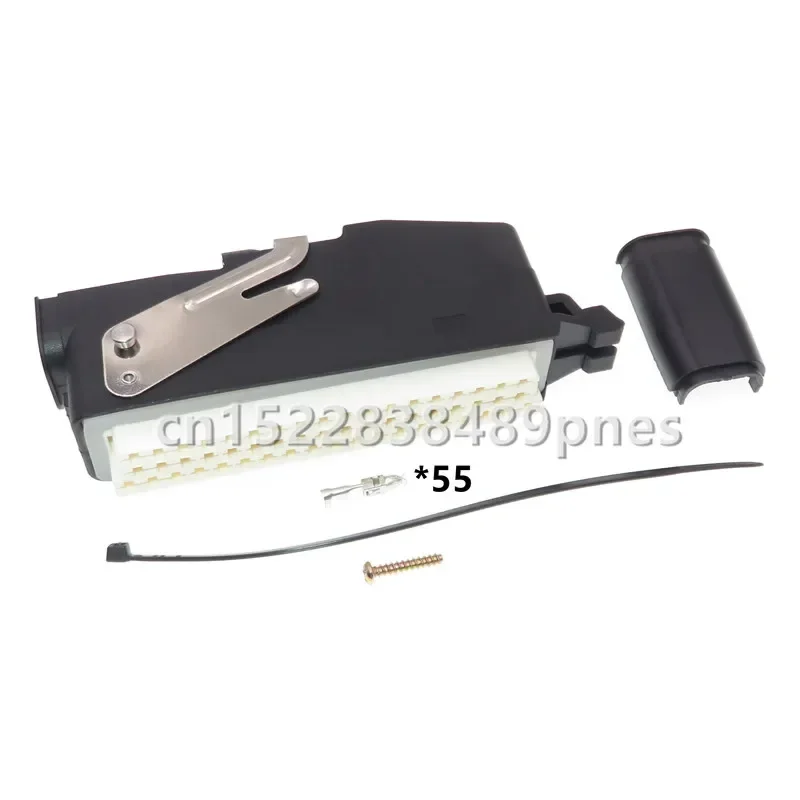 55 Pole ECU Plug 292096-1 Auto Wiring Harness Connector Car Socket With Terminals