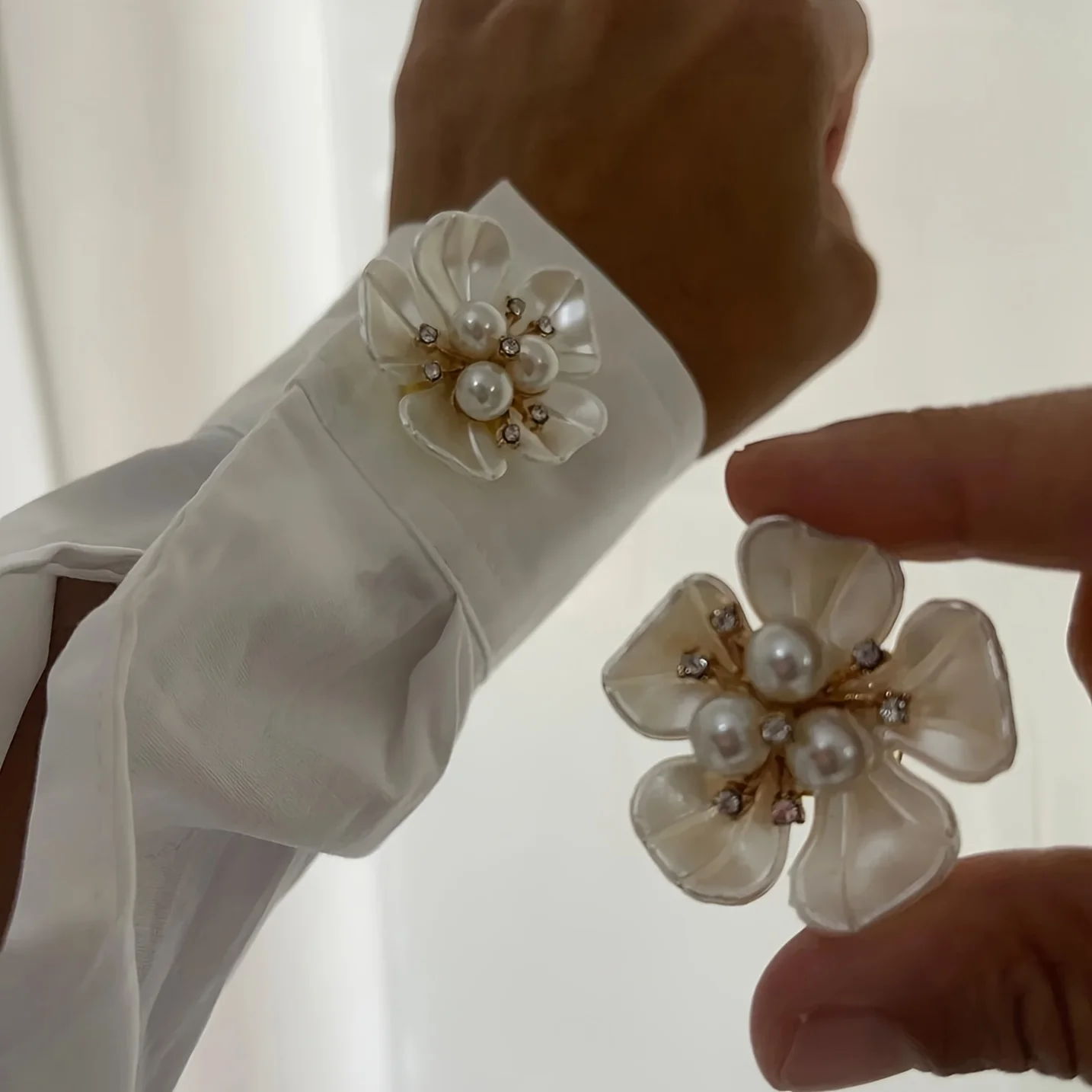 Premium Knopfabdeckungs-Set mit Strass-Verzierung und Clips |   Hemdkleid Zwei-in-Eins |   Nahtlose Installation |   Weihnachtsgeschenk-Auswahl