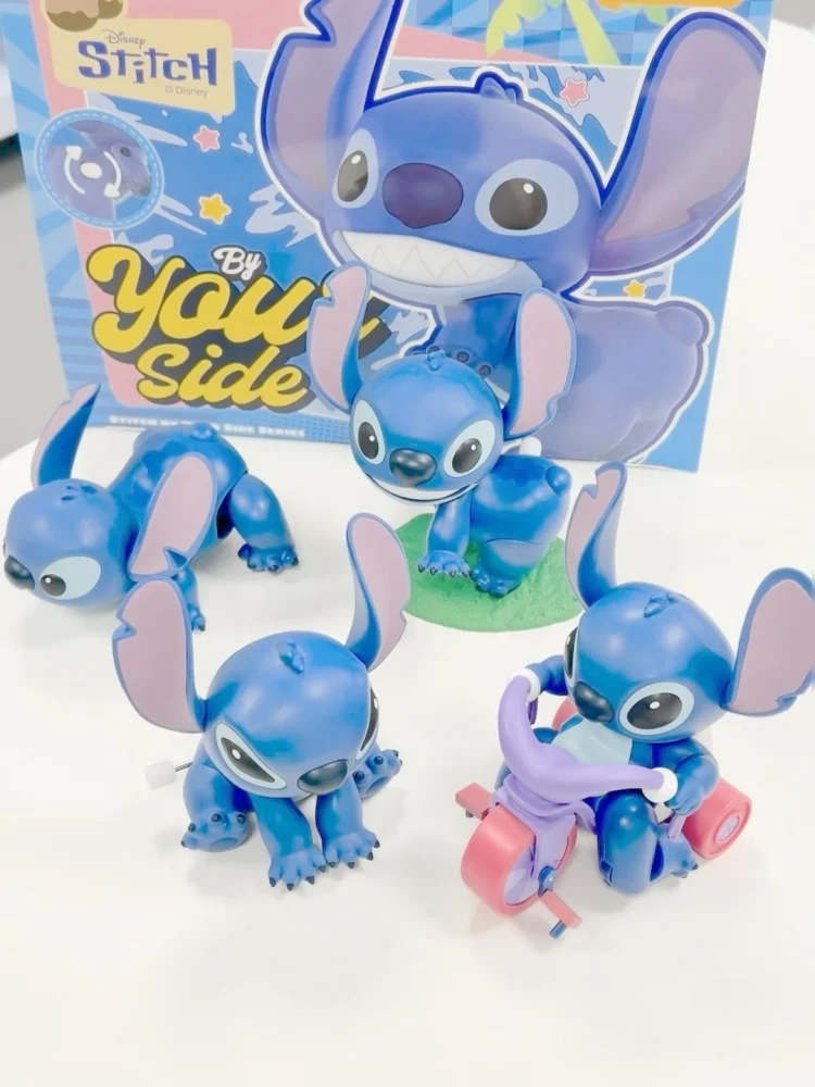 

New 100%Genuine 52toys Stitch By My Side Series Blind Box Stitch Clockwork Movable Doll Handheld Trendy Toys Ornament Birthday