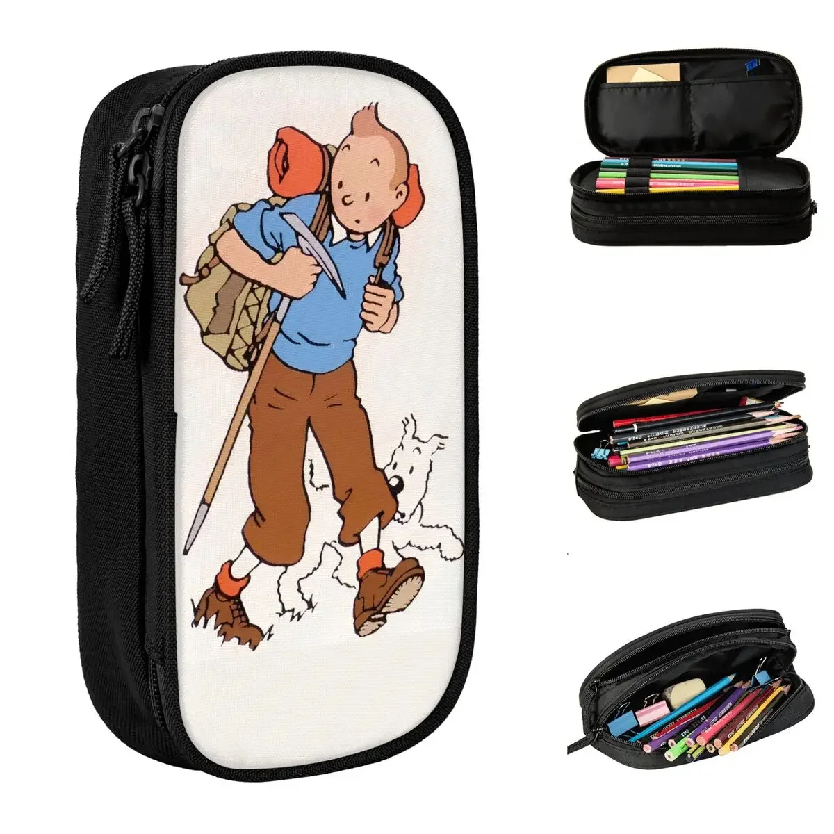 Tin Teen Climbing Pencil Cases Fashion Pen Bags Student Big Capacity Students School Gifts Pencilcases