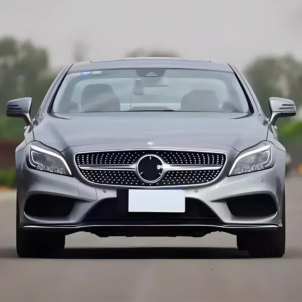 لبنز CLS 2012-2017 W218 C218 LED سيارة إضاءة أمامية الإضاءة الجمعية ترقية المزدوج العارض عدسة السيارات المصابيح الأمامية اكسسوارات #4