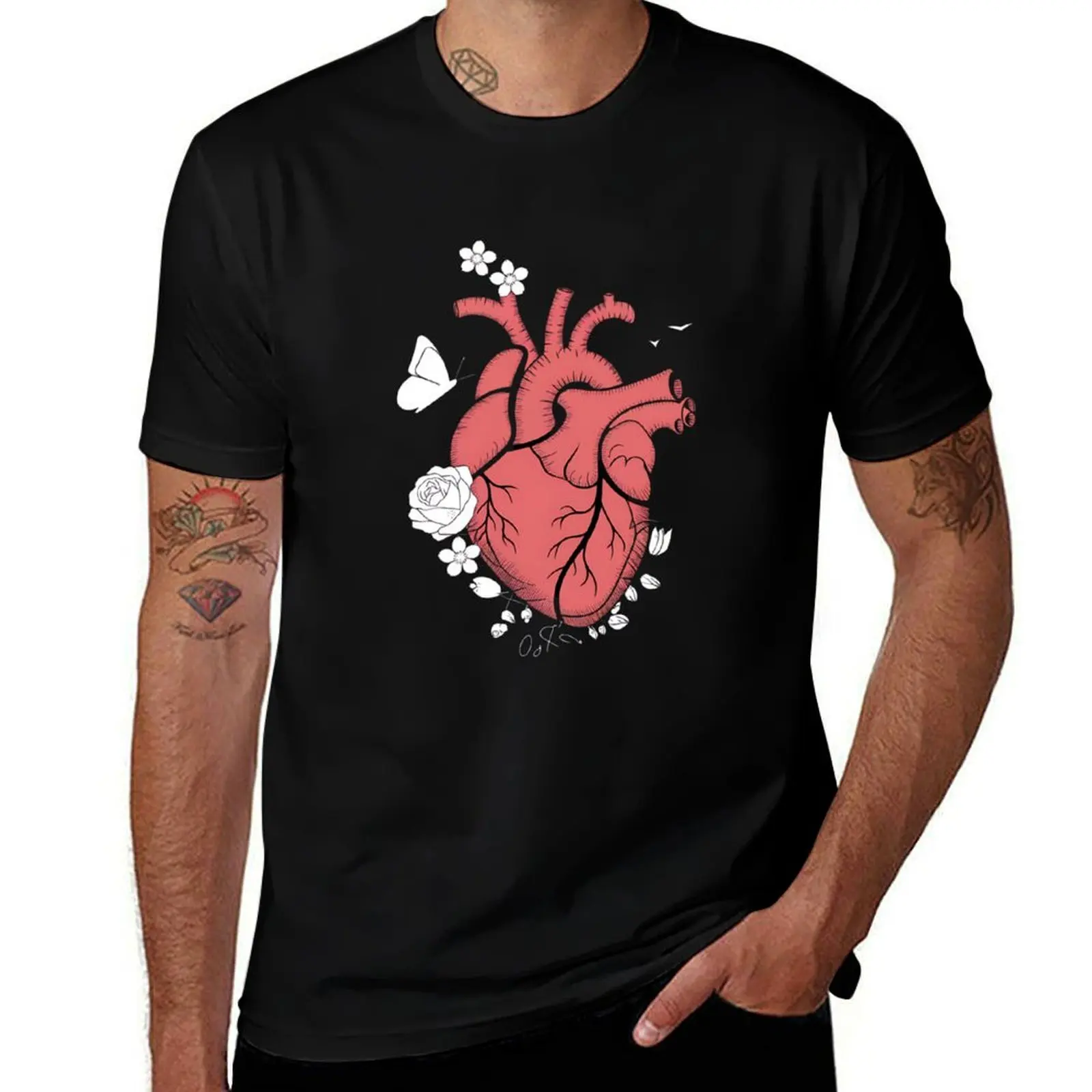 

Floral Heart Nurse Cardiac Doctor Health Medical Assistant T-Shirt tshirts personalised plus size tops new edition men t shirts