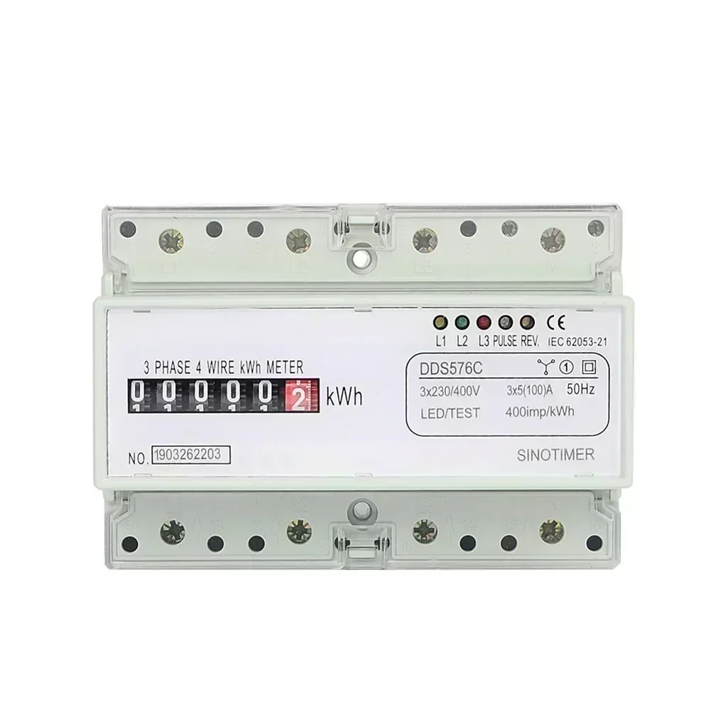 DDS576C Three-Phase Four-Wire Electronic Active Energy Meter For Industrial And Commercial Electrical Usage Tracking Tool