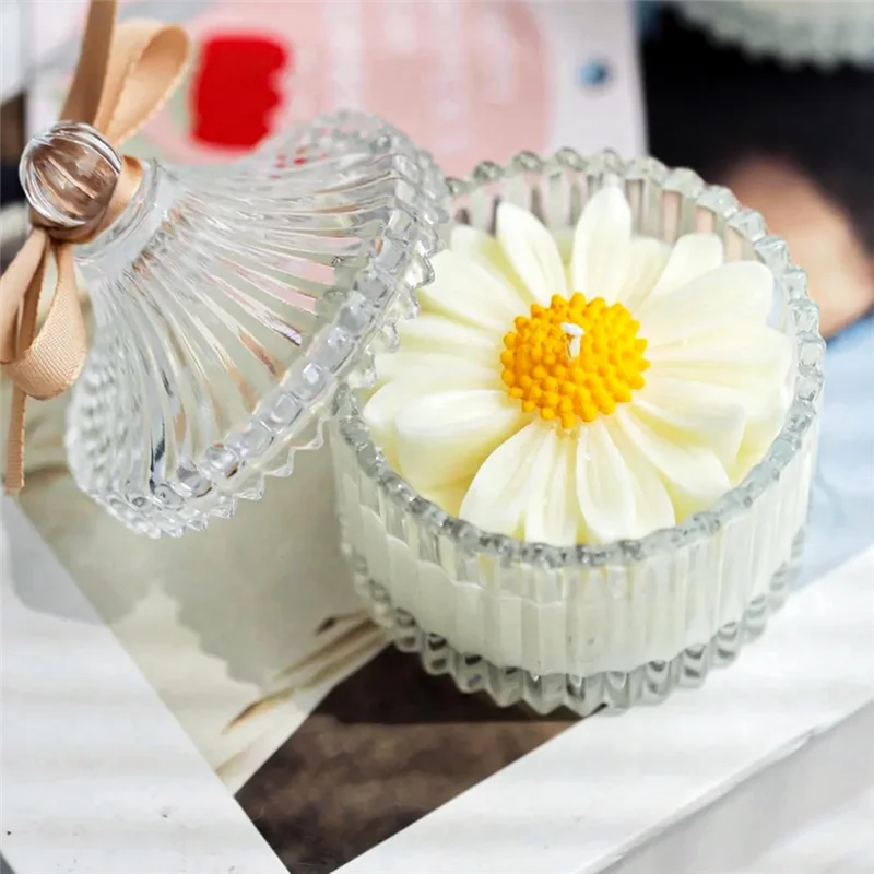 

AB42-4 Pcs Chrysanthemum Flower Silicone Mold Daisy Flower Cake Molds For Cake Chocolate Topper Decoration Cupcake