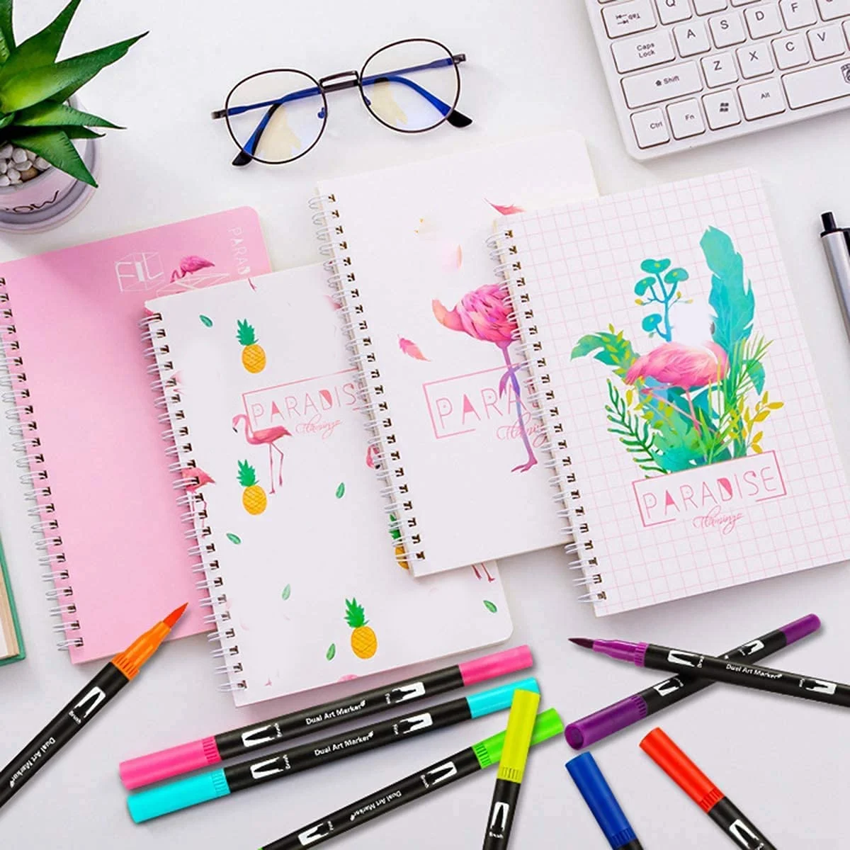 Colouring Pens 24 Colours Dual Brush Pens Felt Tip Pens Art Markers Drawing, Painting, Calligraphy, Colouring Books image 5