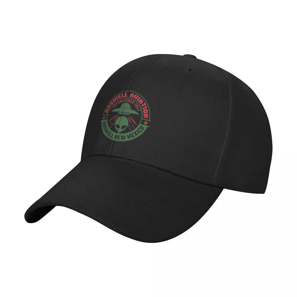 Roswell Aviation Established 1947 Roswell New Mexico Alien UFO Baseball Cap Thermal Visor Hip Hop Hats For Men Women's