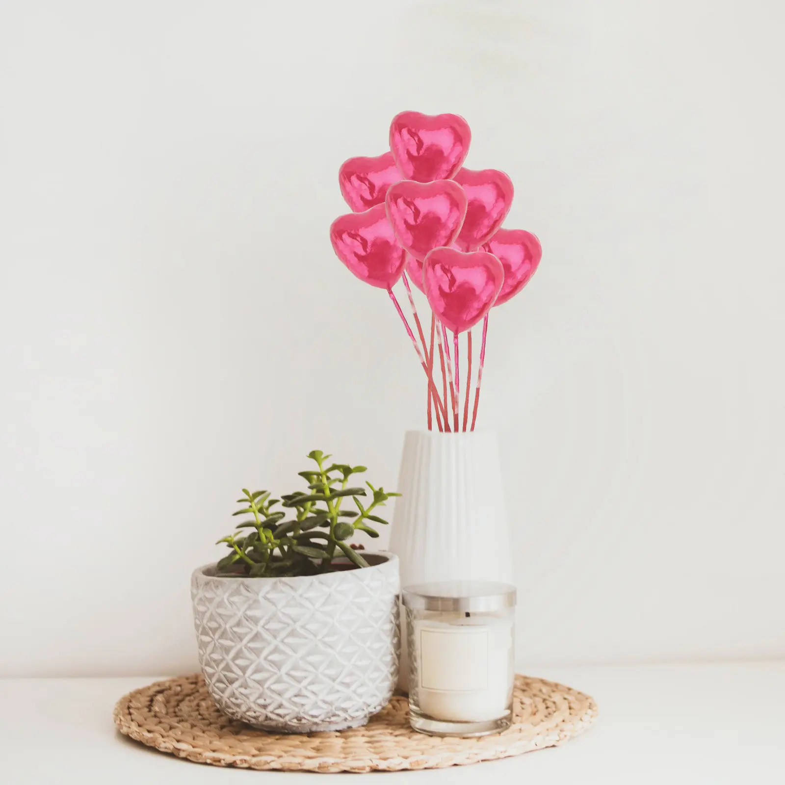 22Pcs Realistic Artificial Rose Picks Premium Eco Friendly Simulation Flower Stems for Wedding Decoration Home Cafe Restaurant